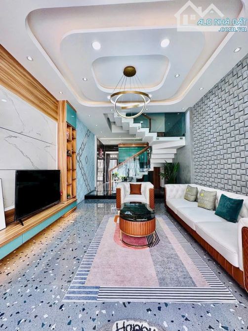 🏠Siêu Phẩm Nhà 2 Mặt Tiền Hẻm Xe Hơi.6m💎.Phan Huy Ích P14💎4X13M 3 Lầu 5pn 4wc💵7,6 Tỷ - 4