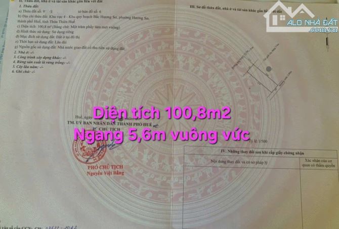 Đất Hương Sơ khổ 100m2 view kênh, công viên. Đối diện Phan Đình Thông - 5