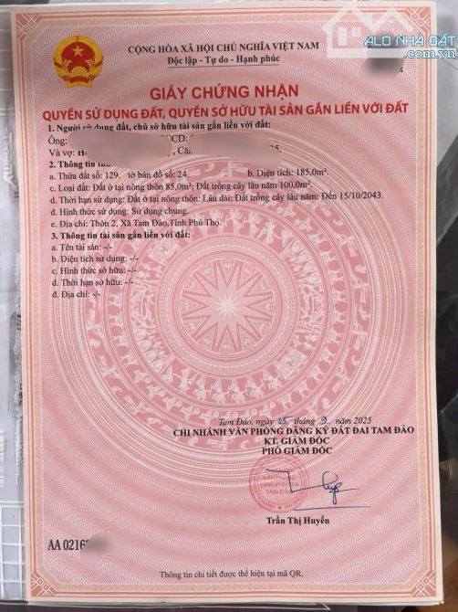 Bán đất thôn 2 khu du lịch Tam Đảo, thị trấn Tam Đảo, Vĩnh Phúc - 5