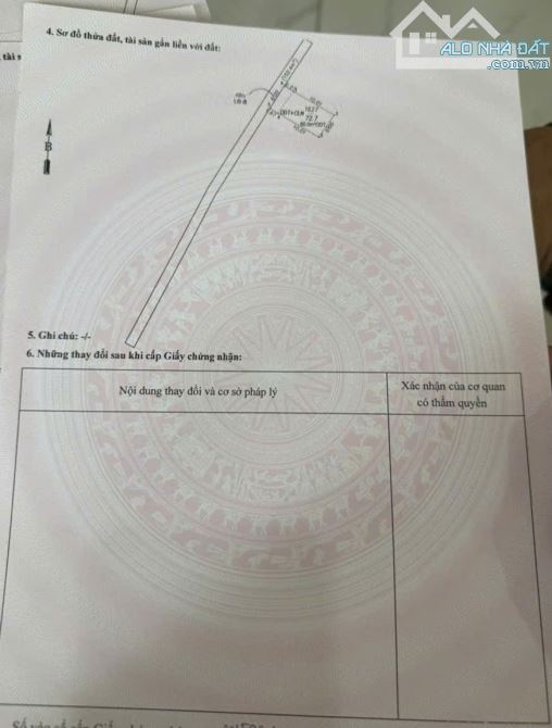 Bán đất sát trung tâm hành chính Dĩ An chỉ 2ty700 p.An Bình Tp.Dĩ An chỉ 2ty700 TL M7651 - 5