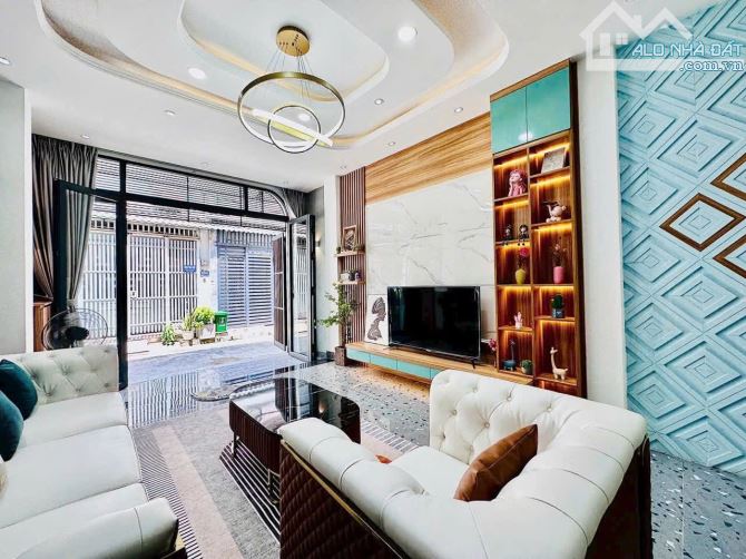 🏠Siêu Phẩm Nhà 2 Mặt Tiền Hẻm Xe Hơi.6m💎.Phan Huy Ích P14💎4X13M 3 Lầu 5pn 4wc💵7,6 Tỷ - 5