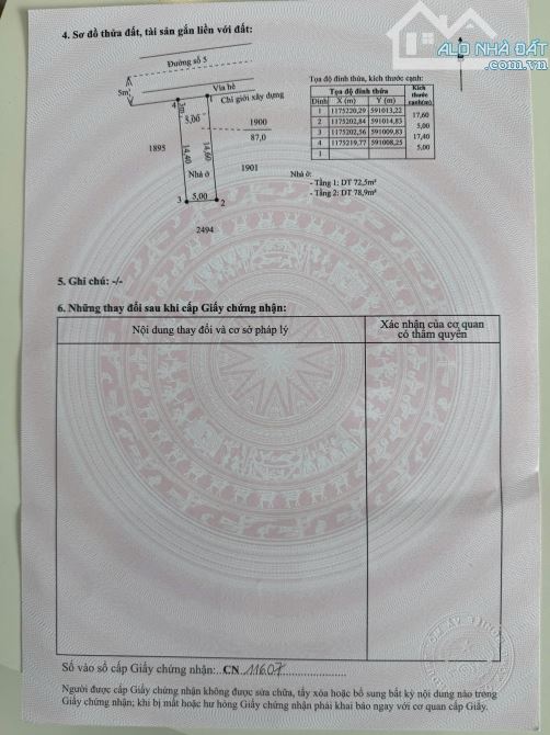 Bán nhà mới xây khu công nghiệp Cầu Tràm,87m2(5x17),1 trệt 1 lầu,2pn,3wc,SHR,2tỷ690 - 5