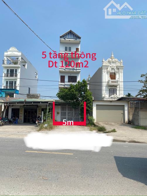 Mặt đường quốc lộ 6 , sẵn nhà 5 tầng -15phòng - 6