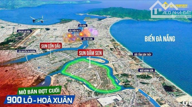 Cam kết giá rẻ nhất thị trường – Quỹ lô cuối cùng Nam Hòa Xuân SunGroup, sổ đỏ từng lô - 7