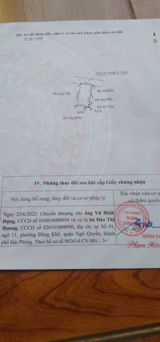 Bán lô đất TDP9 Hoà Nghĩa, Dương Kinh. oto đỗ tận đất giá chỉ 7xx triệu - 8