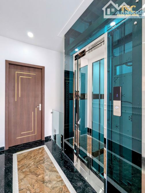 Nhà đẹp thang máy 5 tầng xây mới mặt đường Tô Vũ 193 Văn Cao - 8
