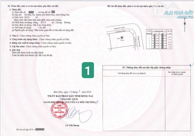 Bán 5 lô đất Biệt Thự gần cầu Hóa An 500m, p.Hóa An, Tp.Biên Hòa chỉ từ 4tyy680 TL M7636 - 8