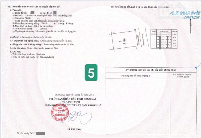 Bán 5 lô đất Biệt Thự gần cầu Hóa An 500m, p.Hóa An, Tp.Biên Hòa chỉ từ 4tyy680 TL M7636 - 9
