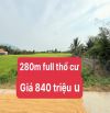 Bán đất thổ cư Ninh Thọ Ninh Hoà giá chỉ 840 triệu gần KCN Dốc Đá Trắng
