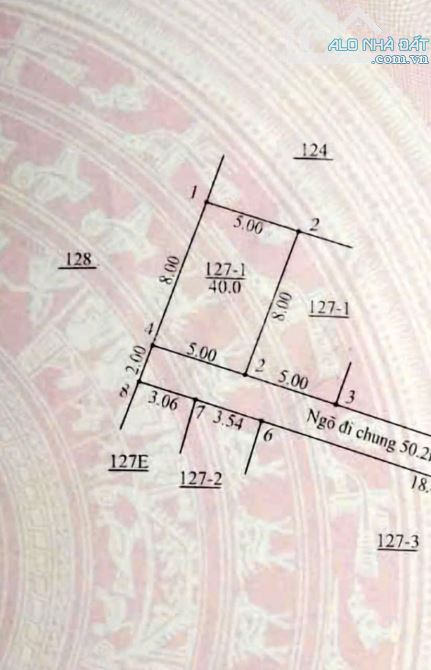BÁN ĐẤT 40M², MT 5M – GẦN TRẠM BƠM YÊN NGHĨA, HÀ ĐÔNG – GIÁ 3.35 TỶ - 5