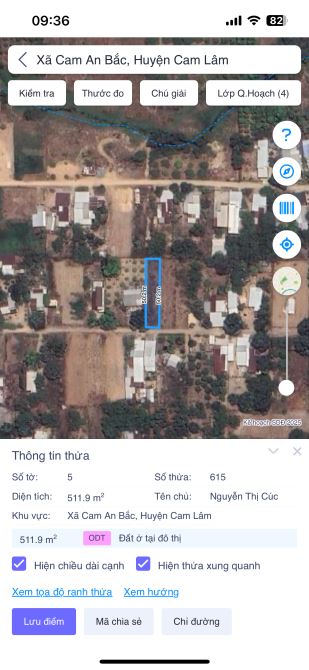 Bán lô đất thôn Triệu Hải, xã Cam An Bắc, huyện Cam Lâm, Khánh Hoà