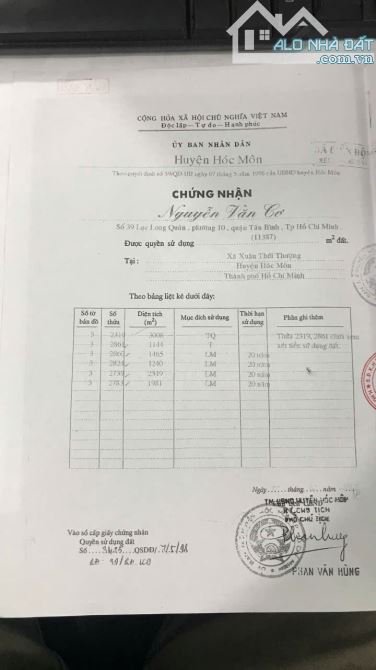 XƯỞNG SẴN 2MT – GIÁ SỐC CHỈ 12 TỶ, X.XUÂN THỚI THƯỢNG, HÓC MÔN