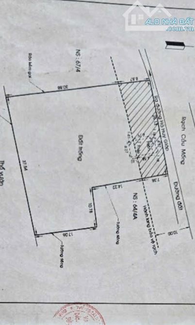 BÁN GẤP 1.233M² ĐẤT MẶT TIỀN THẠNH LỘC 52 Q.12 GIÁ CHỈ 11 TỶ
