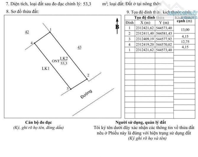 ✅ Chính chủ gửi bán Hàng F0 - Hoàng Trạch - Mễ Sở  ✅ Diện tích 52.2m2 & 53,3m , full thổ c