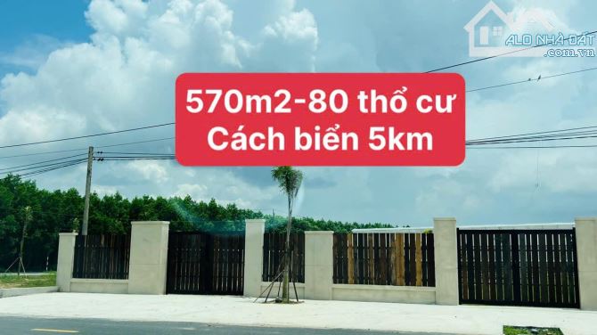 Lô đất quá đẹp, ngay Tỉnh lộ 44B vô 200m (Xã Phước Hải _ TP. HCM )  Diện tích : 570m2 (10x