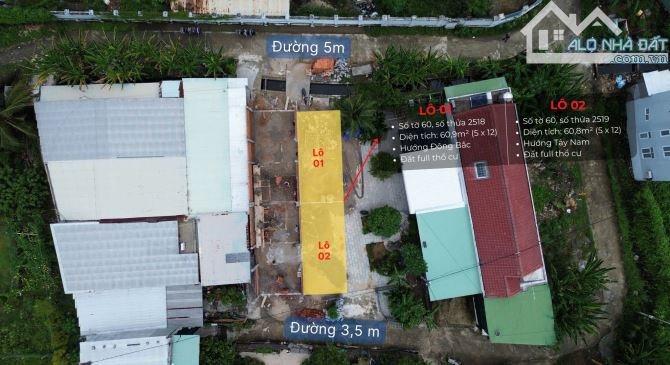 💥B.án 2 lô đất sau lưng U.B xã Diên Toàn - Diên Khánh cách đường Võ Nguyên G.iáp chỉ 80m