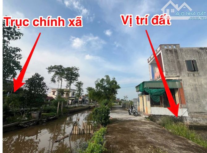 Bán đất thổ cư xã Vũ Bình, lô đất nhìn ra trục đường xã