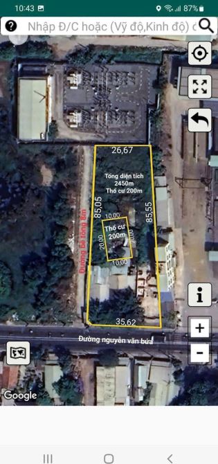 SIÊU VỊ TRÍ – (33x77) MT NGUYỄN VĂN BỨA – DT 2.500M² – GIÁ CHỈ 11,5TR/M²