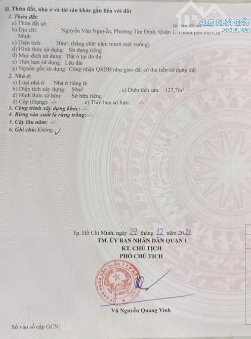 Bán nhanh nhà góc 2 mặt hẻm rộng 3m Nguyễn Văn Nguyễn thông Hoàng Sa, Quận 1: 3.97m x 14m