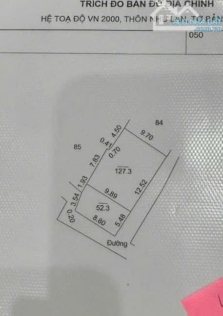 Lô góc 3 mặt tiền tại Như Lân - Nghĩa Trụ. Sổ đỏ sẵn sàng công chứng. Ngõ thông, mặt tiền