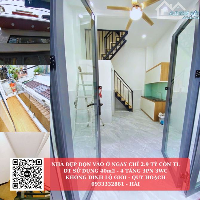 2.9 TỶ CÒN TL - ĐƯỜNG ÂU CƠ - NHÀ ĐẸP VÀO Ở NGAY 4 TẦNG 3PN 3WC  NGAY VÒNG XOAY LÊ ĐẠI