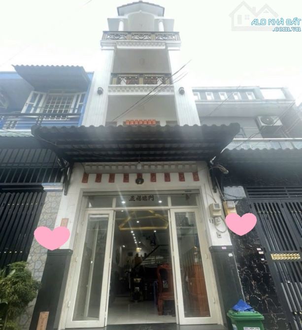 Bán nhà 4 tầng 35m² (3.5x10), Hẻm xe hơi Ngay Mã Lò, Gò Xoài, gần Lê Văn Quới, hơn 4 tỷ