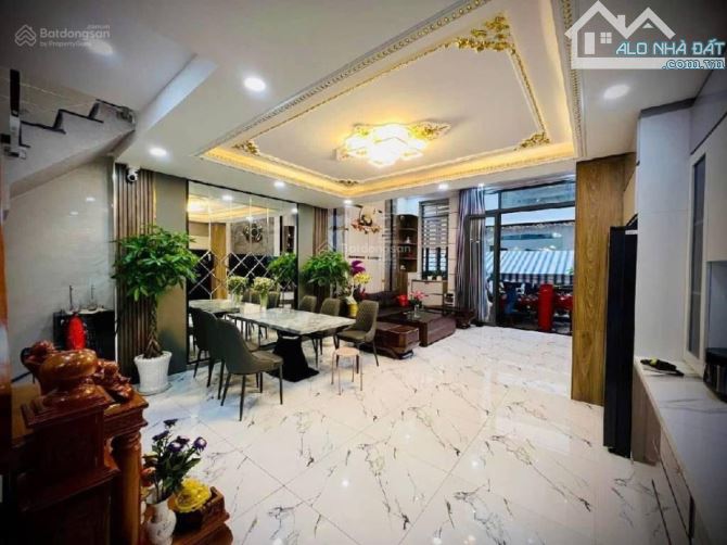 Nhà 4 tầng Bình Trưng Tây, 95m2 ngang 5m, Hẻm xe hơi, khu dân trí,9.3 tỷ