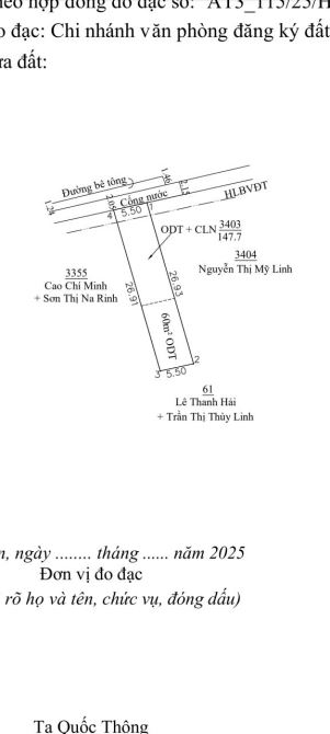 Đất an thanh, thuận an, BD củ TPHCM. 5,5 x 27 = 148m2