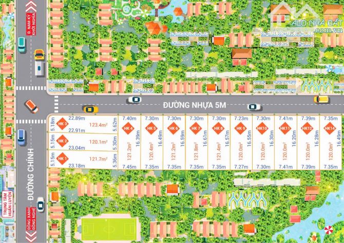Ngọc Khương BrienZ - Phân khu đường 10m5 / Giới hạn chỉ còn 2 lô mặt tiền đường 10m5