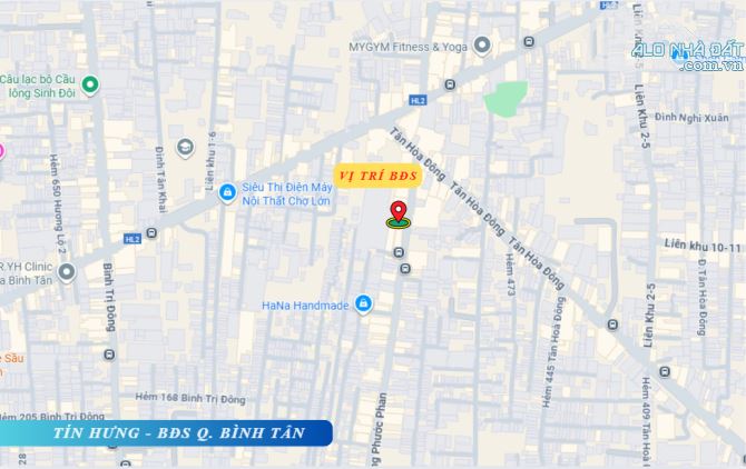 Bán nhà MT Trương Phước Phan, 6 x 25m, 13.3 tỷ. kinh doanh sầm uất (Tín Hưng)