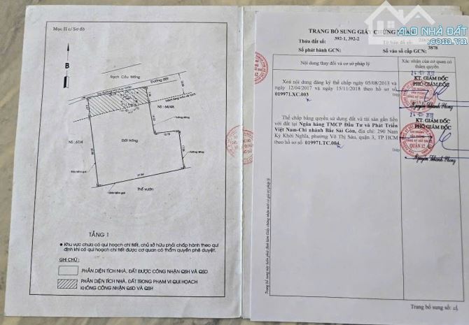 BÁN GẤP 1.233M² ĐẤT MẶT TIỀN THẠNH LỘC 52 Q.12 GIÁ CHỈ 11 TỶ - 1
