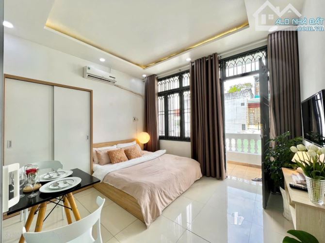 CĂN HỘ TÁCH BẾP 1PN FULL NỘI THẤT BAN CÔNG GIÁ HSSV QUẬN 10 - 1