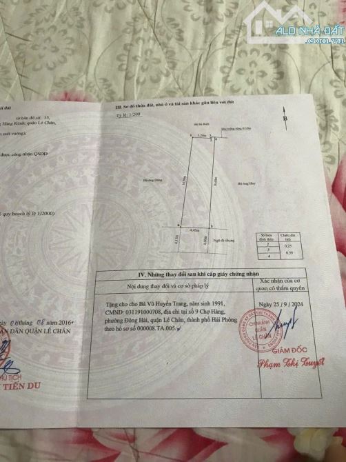 Bán đất mặt ngõ Hồ Sen, ô tô 🚘 đang đậu trên đất - 1