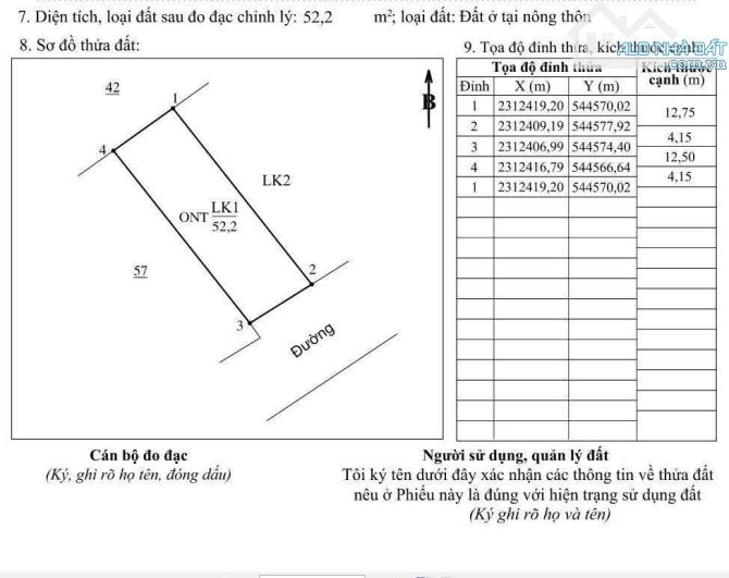 ✅ Chính chủ gửi bán Hàng F0 - Hoàng Trạch - Mễ Sở  ✅ Diện tích 52.2m2 & 53,3m , full thổ c - 1