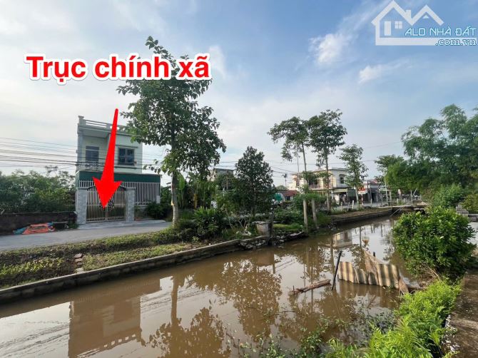 Bán đất thổ cư xã Vũ Bình, lô đất nhìn ra trục đường xã - 1