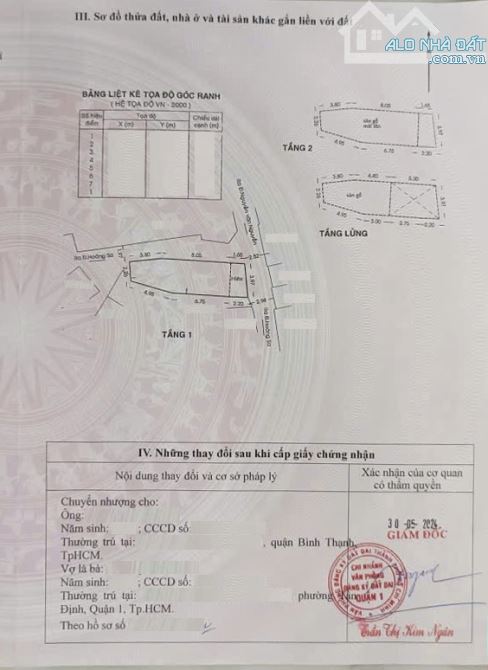 Bán nhanh nhà góc 2 mặt hẻm rộng 3m Nguyễn Văn Nguyễn thông Hoàng Sa, Quận 1: 3.97m x 14m - 1
