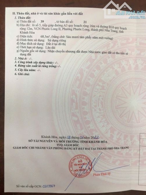 Bán lô đất góc hai mặt tiền kđt VCN Phước Long 2 giá 7tỷ5 - 1