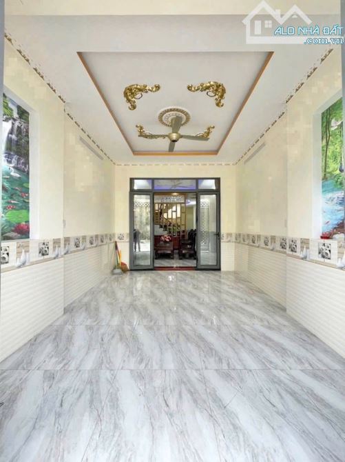 Bán Nhà mới 2 Lầu Đường Nhựa 8m Gần ngã Tư Chiêu Liêu , Dĩ An - 1