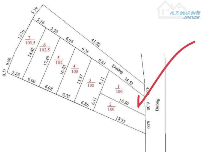 ô góc 2 mặt tiền tại Tân Thành, Cẩm Lĩnh - 1