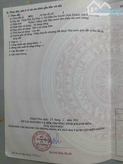 bán đất mặt tiền đường Thông Tin, Diên An giá chỉ 1ty7 - 1