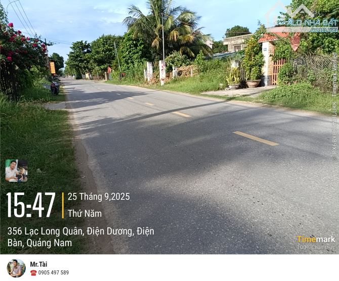 Bán lô đất mt Lạc Long Quân (607B), Điện Dương - 1