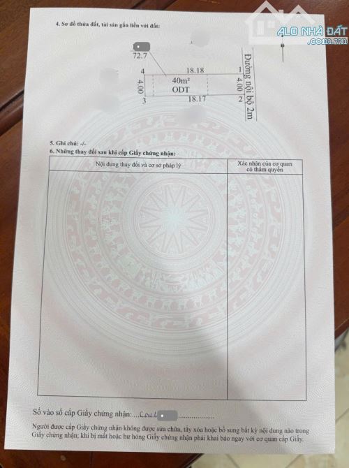 Bán đất 1,77 tỷ gần chợ Bình Chuẩn, p.Bình Chuẩn, Tp.Thuận An M7653 - 1