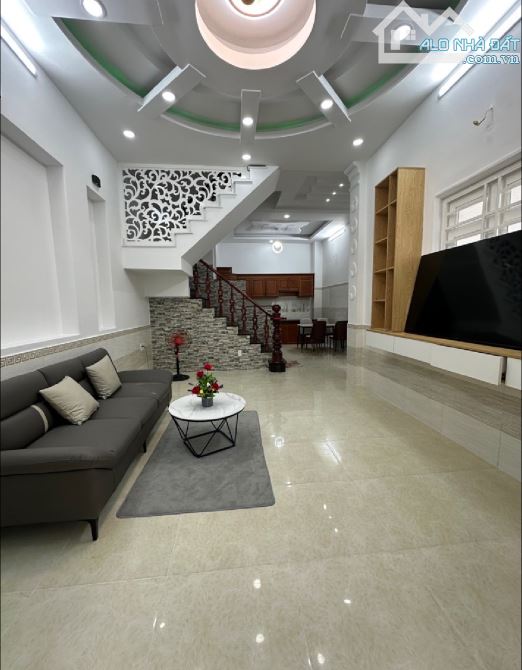 Bán nhà NGANG 5m_ hẻm VIP Khu phân lô _ 4 Tầng _ NHÀ ĐẸP Ở NGAY_ tặng FULL NỘI THẤT_5ty450 - 2