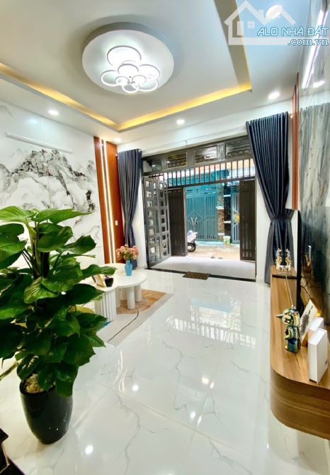 Bán nhà HẺM XE HƠI _ 1/ TRẦN THỊ CỜ Q12 _ 4 tầng_ tặng FULL NỘI THẤT CHỈ 5ty390 - 2