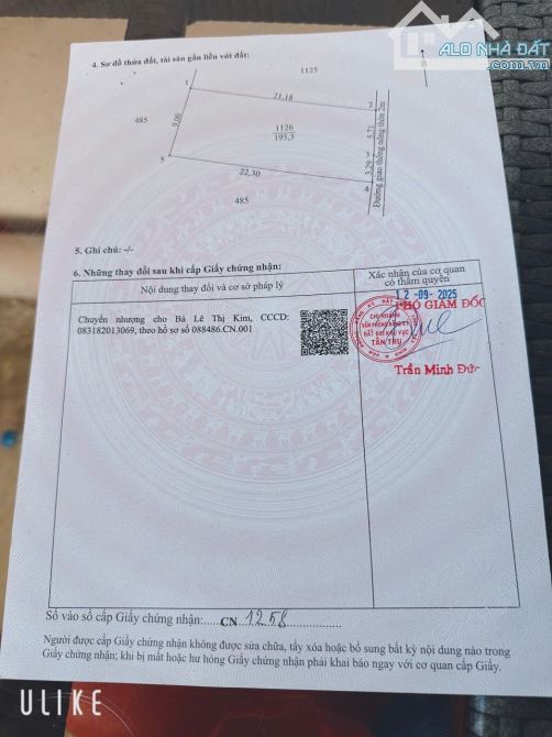 4,5×22 thổ 245 triệu quê mỹ thạnh_Tân trụ_Long An giá rẻ nhất khu vực - 2