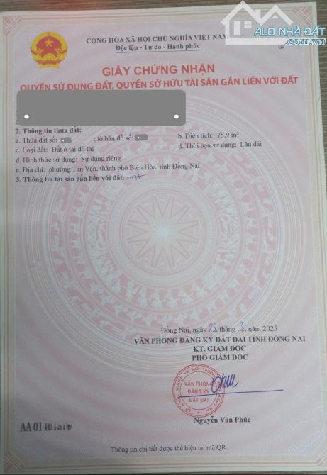 Bán căn góc 1T1L 4.2x9m hoàn công, hẻm Bùi Hữu Nghĩa p. Tân Vạn - 2