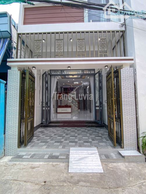 BÁN NHÀ XÂY MỚI ĐẸP KIÊN CỐ HẺM Ô TÔ GẦN CHỢ CẦU VÁN - 2