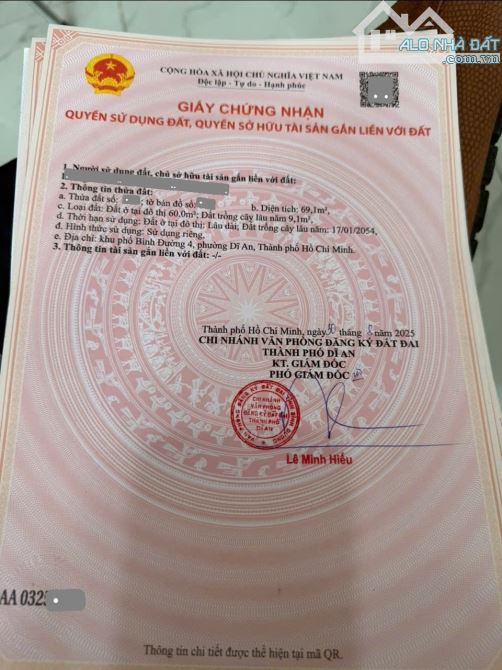 2,65Tỷ TL🔥Bán đất gần đường Truông Tre_Kế trung tâm hành chính Dĩ An, p.An Bình, Tp.Dĩ An - 2