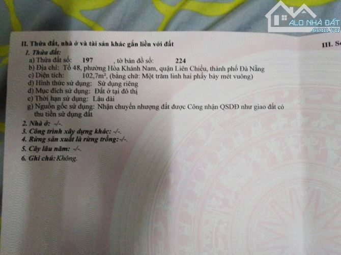 📌📌Làm việc trực tiếp!!! Bán lô đất kiệt o to 87 Hoàng Văn Thái - 2