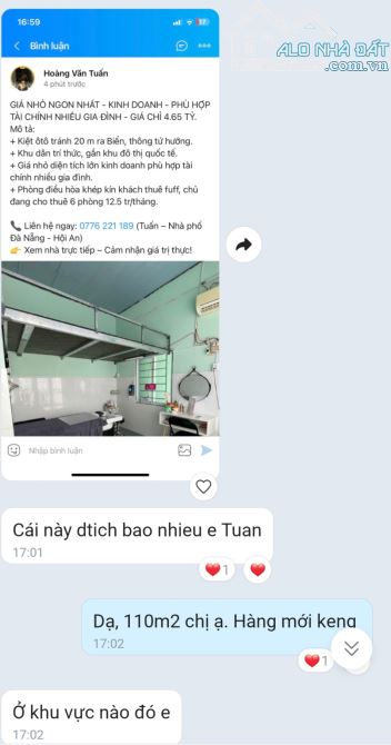 🚨 CƠ HỘI KINH DOANH – GIÁ SIÊU NGON 🚨 📍 Vị trí đỉnh – Tiềm năng vượt trội 🔥 Chỉ 4.65 T - 2